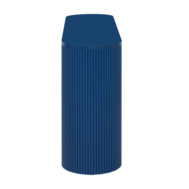 58.2" Entryway Table with Large Top and 2 Drawers, Console Table with Arched Legs, Pine Veneer Sofa Table