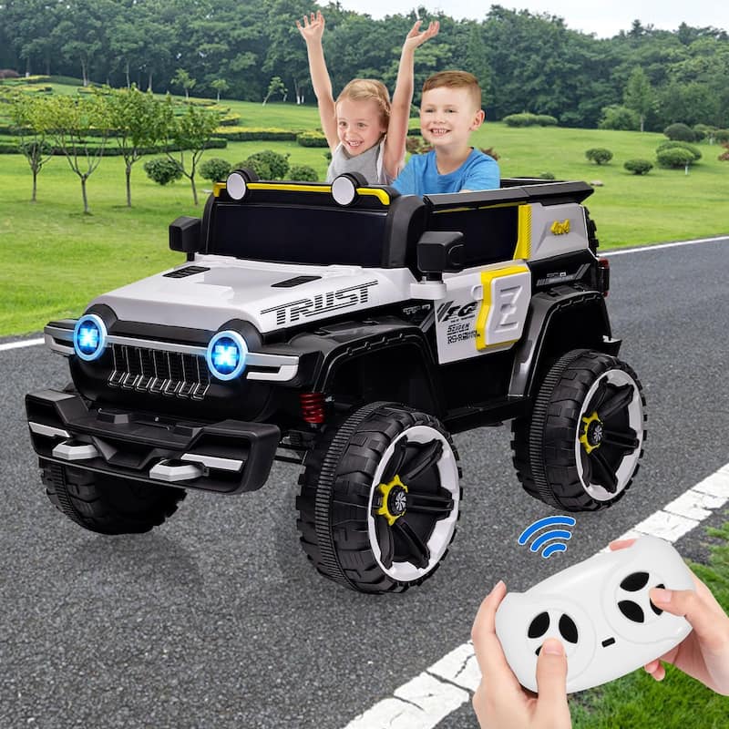 2 Seater Kids Ride On Truck with Remote Control