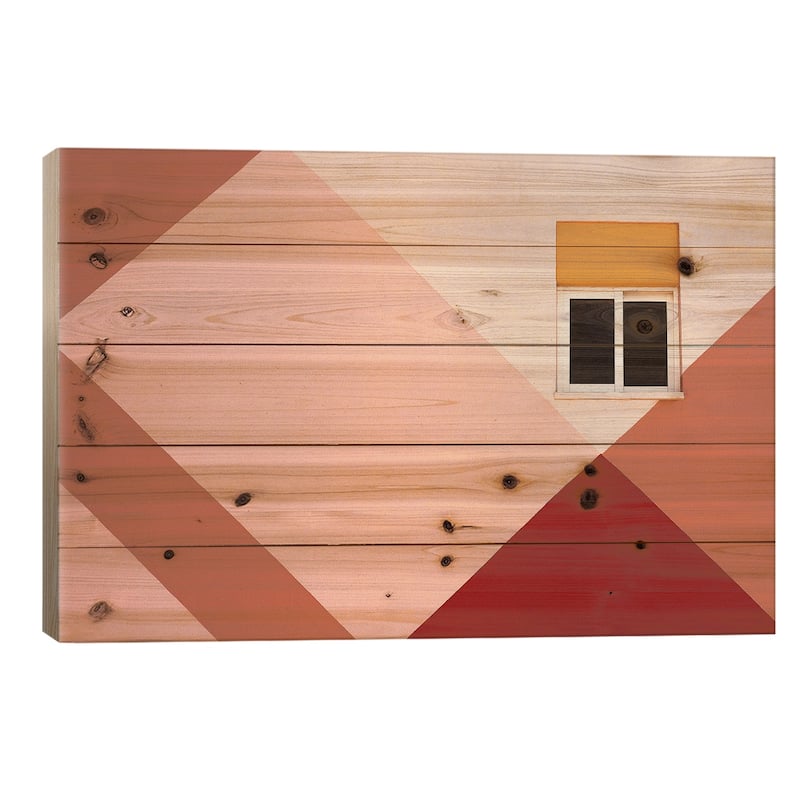 Untitled VII Print On Wood by Inge Schuster - Multi-Color - 18x26x1.5