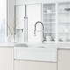 preview thumbnail 114 of 122, VIGO Edison 19" H Single Handle Pull-Down Sprayer Kitchen Faucet Set with Touchless Sensor
