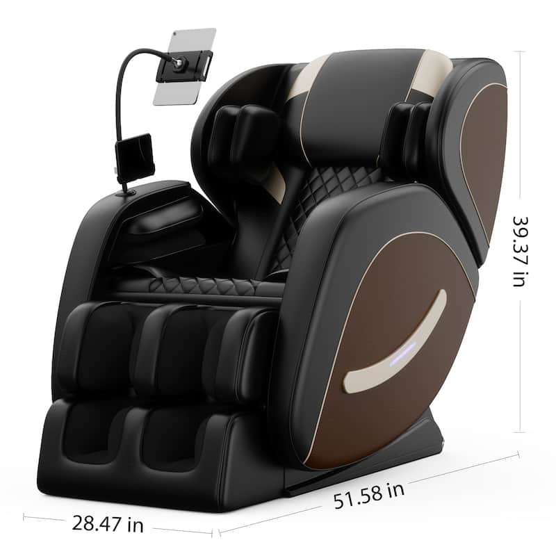 GDFStudio - Avelon Zero Gravity Recliner with Full Body Massage Functions