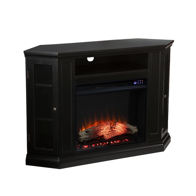 SEI Furniture Simon Media TV Stand Electric Fireplace for TV's up to 50"