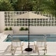 preview thumbnail 86 of 143, North Bend 9-foot Round Auto-tilt, Bronze Finish, Sunbrella Patio Umbrella by Havenside Home Canvas