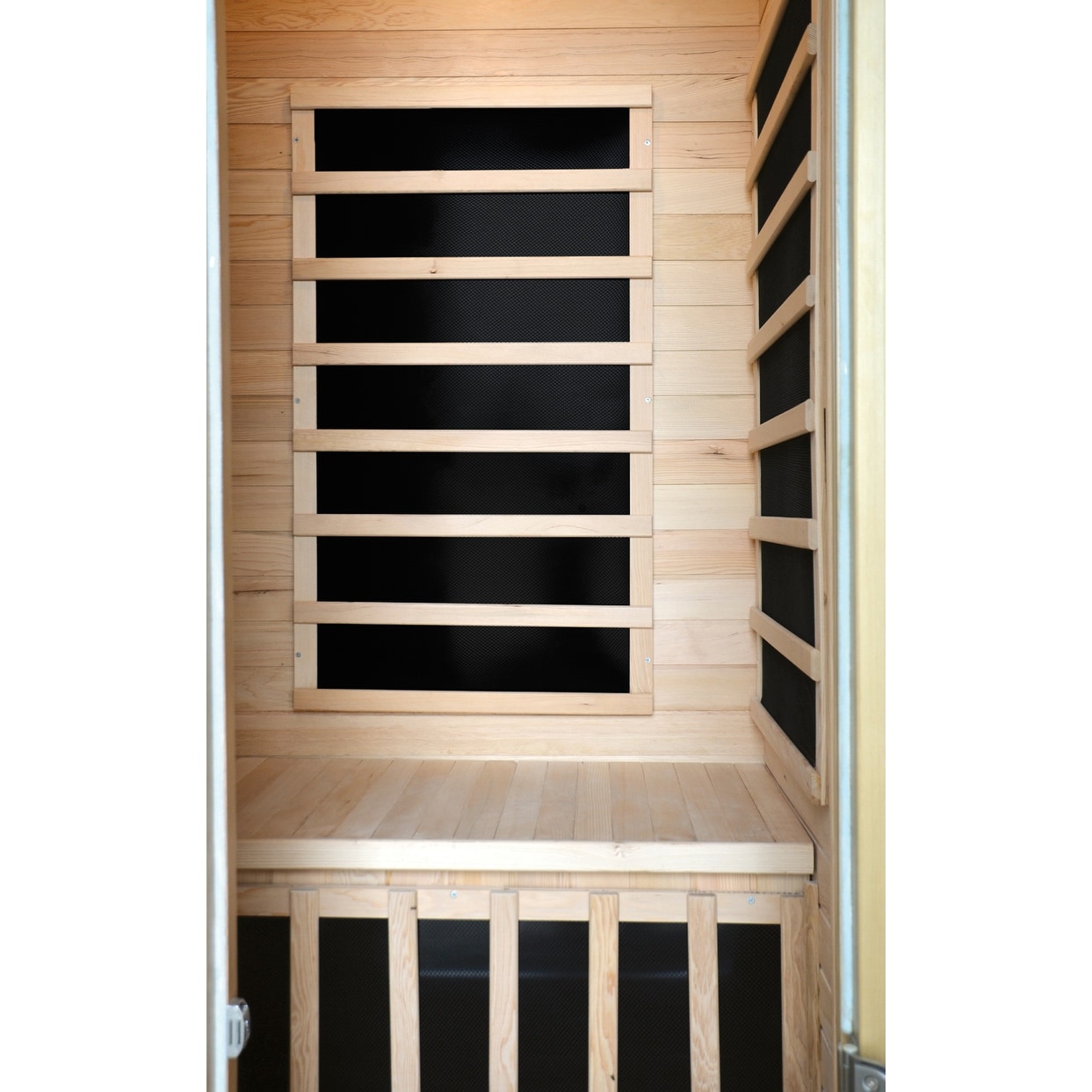 HeatWave Buena Vista 1-2 Person Hemlock Infrared Sauna with 4 Carbon Heaters