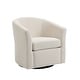 preview thumbnail 24 of 92, Modern Upholstered Swivel Barrel Chair Living Room Accent Chair