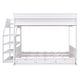 preview thumbnail 11 of 35, Full Over Full/Futon Bunk Bed w/ Stairs, Small Shelf & 3 Drawers, Bottom Bed can be Converted into Daybed, Convertible Bunk Bed