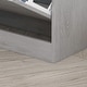 preview thumbnail 4 of 4, Kerrogee Grey Wood 12-Pair Shoe Storage Cabinet w/ 2 Fold Drawers