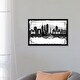 preview thumbnail 3 of 10, iCanvas "Mexico City Black And White Framed Skylines" by WallDecorAddict Framed