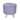 Shop LC Vanity Soft Furry Ottoman Home Office Decor Faux Stool - High 28x D28cm (11 x 11inch)