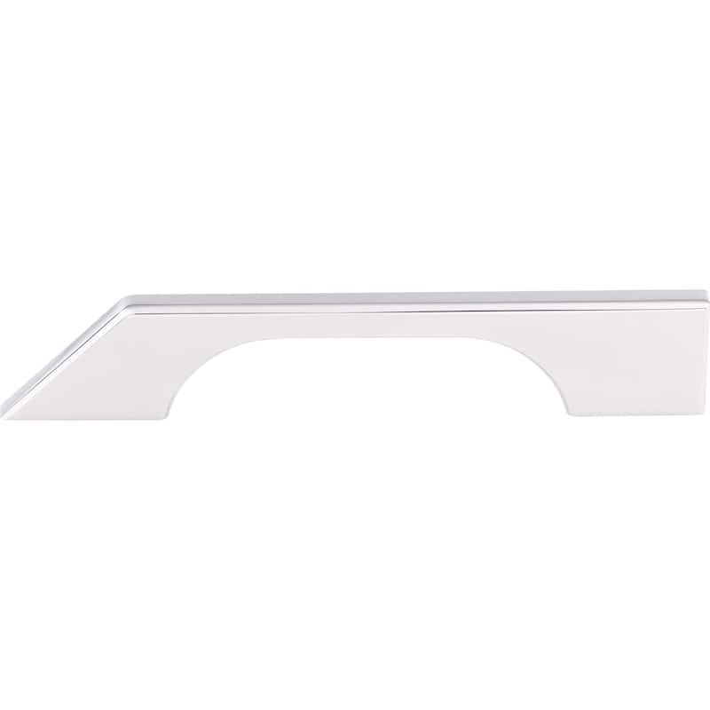 Top Knobs Tapered 5 Inch Center to Center Handle Cabinet Pull from the - Polished Chrome