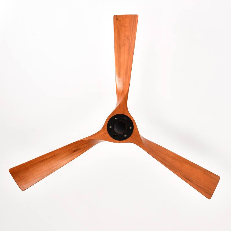 52" Ceiling Fan with Remote Control No Lights,Modern Reversible DC Motor Indoor 3 Blades Ceiling Fans
