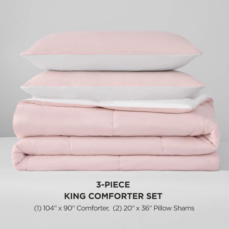 Juicy Couture Box Stitch Reversible Comforter Sets