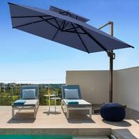 Buy Blue Square Patio Umbrellas Online At Overstock Our Best Patio Umbrellas Shades Deals