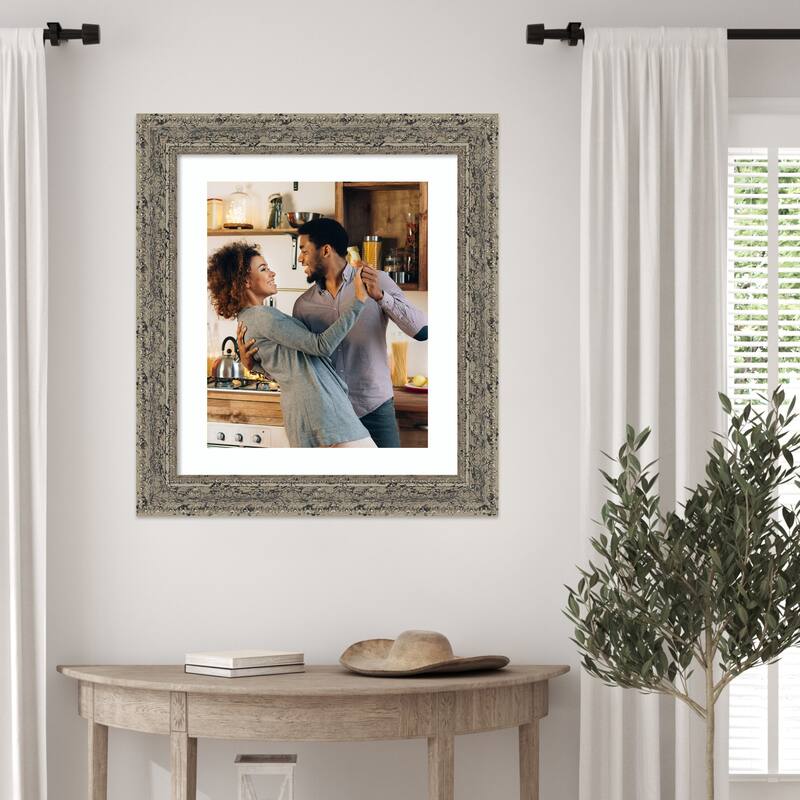 Attic Aged Picture Frame, Photo Frame
