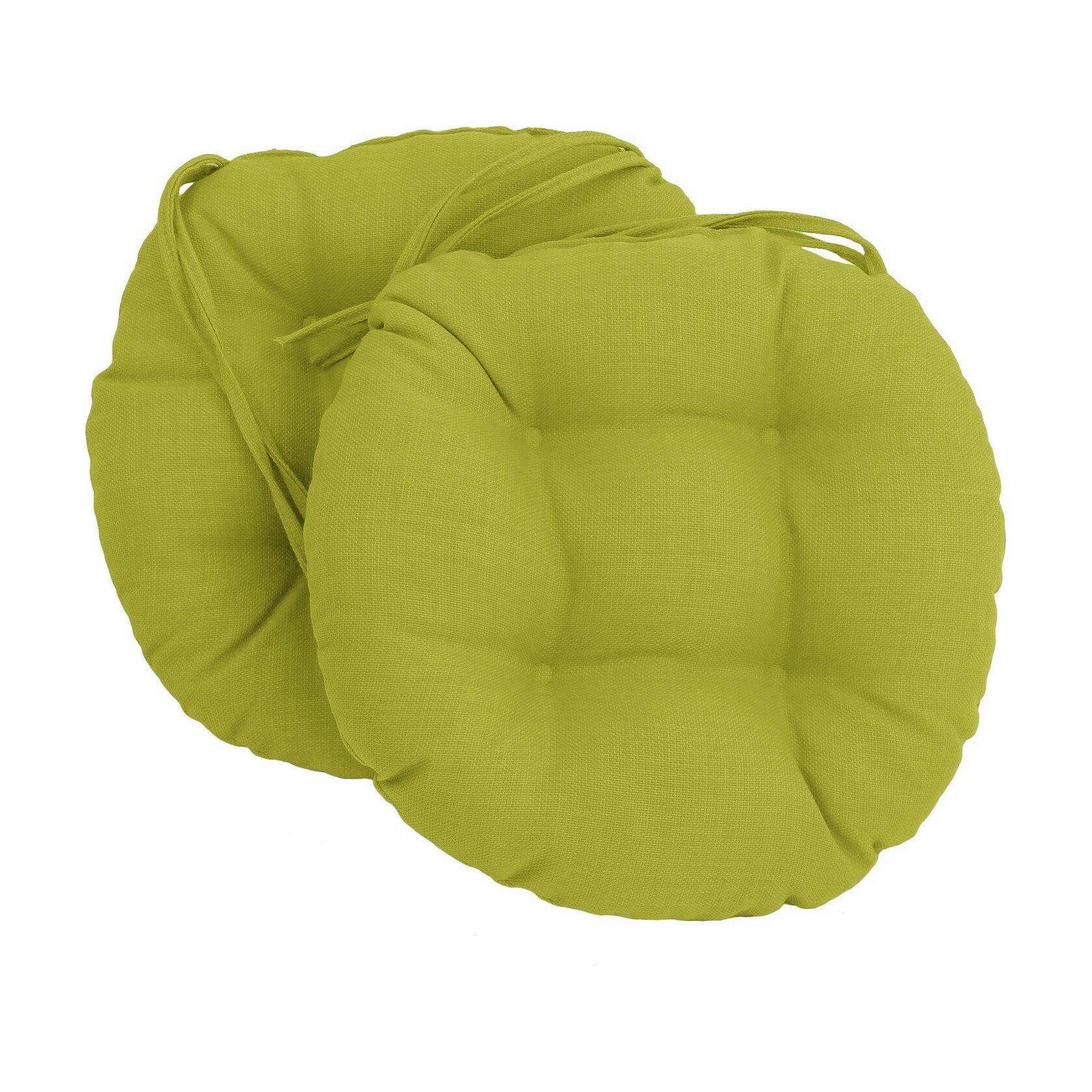 16 inch Round Indoor Outdoor Chair Cushions Set of 2 On Sale