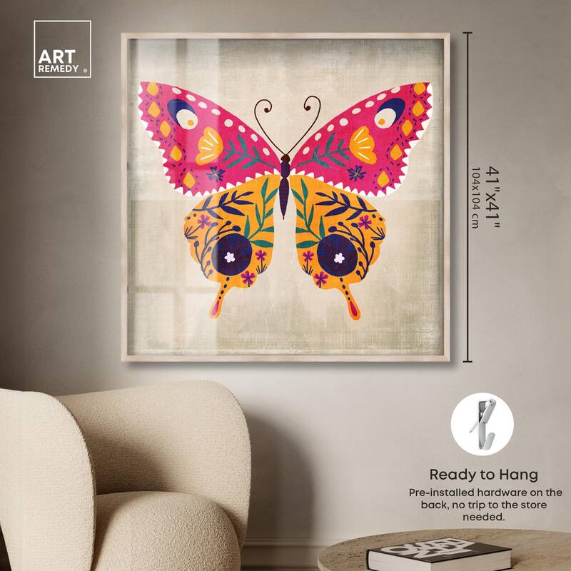 Butterfly Wings II Shadowbox by Art Remedy
