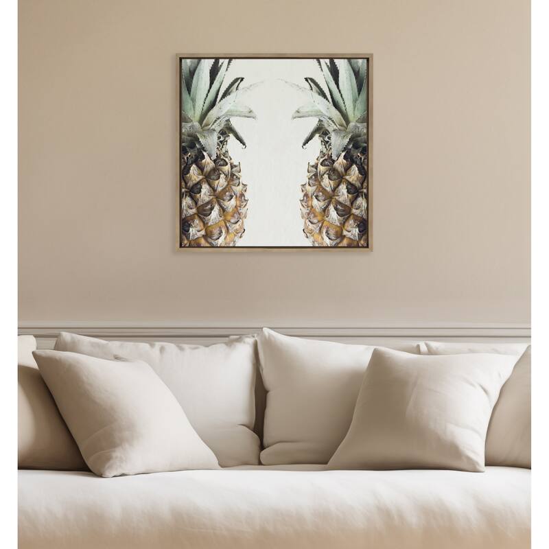 Kate and Laurel Sylvie Pineapples Canvas by Emiko and Mark Franzen