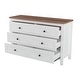 preview thumbnail 10 of 18, 3-Piece Queen Size Bedroom Set - Farmhouse Platform Bed with Double Sliding Door Storage Headboard, Nightstand, and Dresser