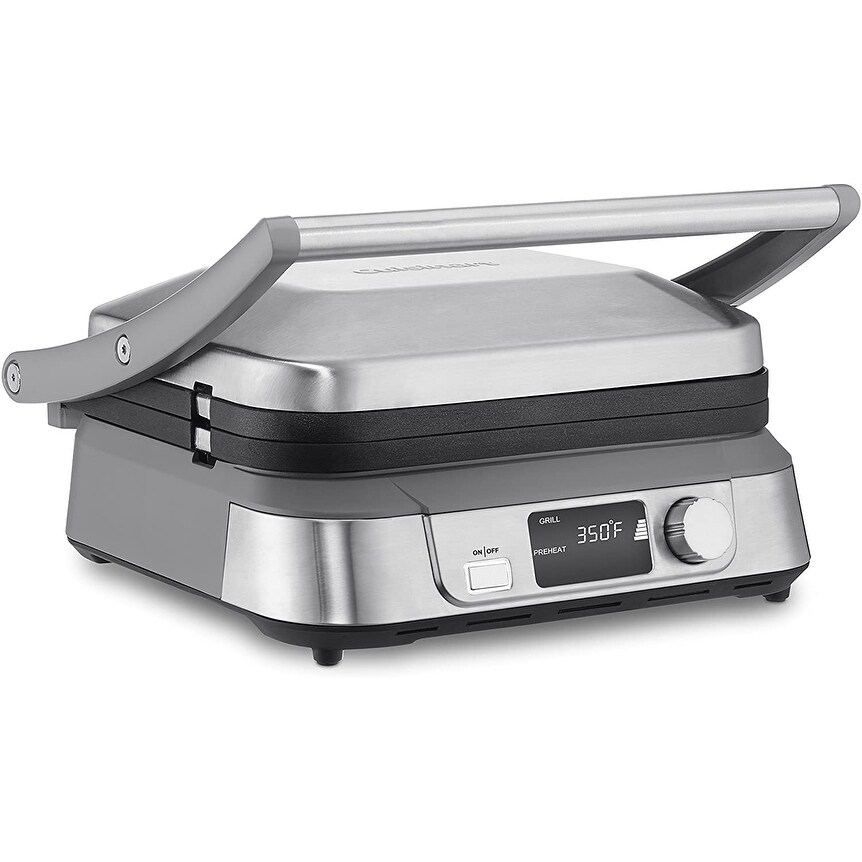 Cuisinart Electric Griddler, Stainless Steel - 8.75 x 16.00 x 13.75 inches  - Bed Bath & Beyond - 32175474
