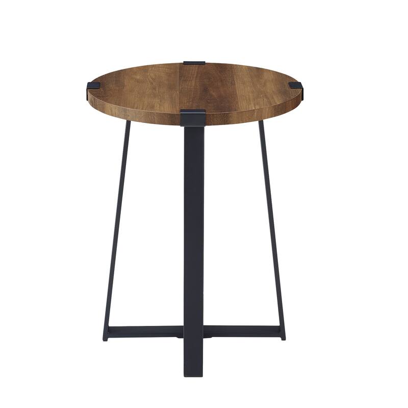 Middlebrook Barnett Round Metal Wrap Side Table