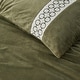 preview thumbnail 9 of 8, Wonderful Velvet Patchwork Comforter Set