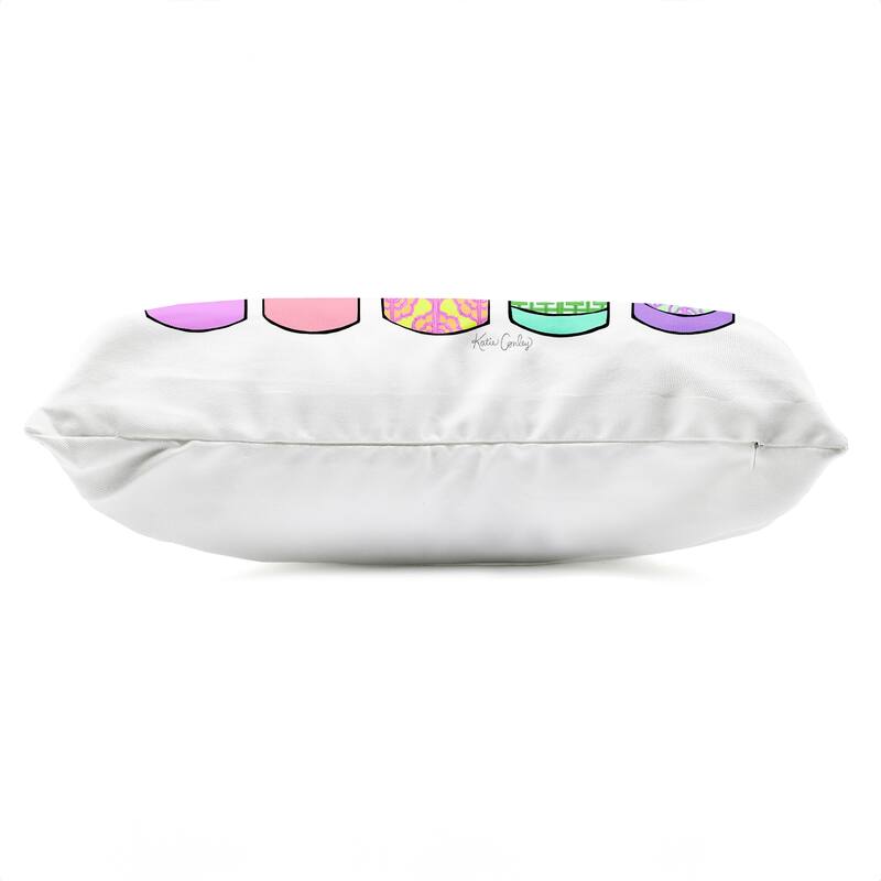 Stupell Patterned Drink Bottles Printed Outdoor Throw Pillow Design by Katie Conley