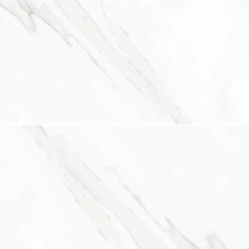 The Tile Life Delaney 24x48 Blanco Marble Look Porcelain Floor & Wall Tile