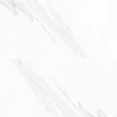 The Tile Life Delaney 24x48 Blanco Marble Look Porcelain Floor & Wall Tile