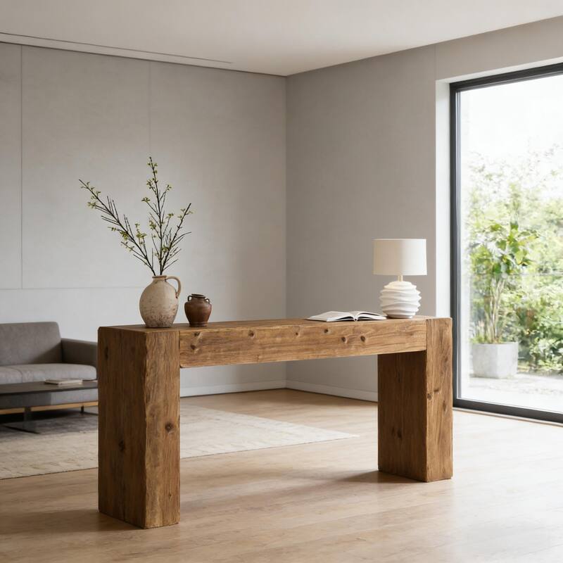 Versatile End Table,Compact Console Table,Wood Coffee Table