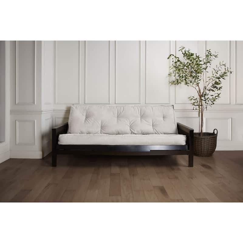 Sorra Home Relay Indoor Futon Mattress - Linen /75 x 54 x 8 in - Full