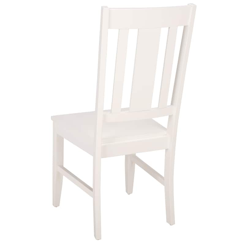 SAFAVIEH Home Roswitha Slat Back Side Chair - 18"W x 22"D x 39"H