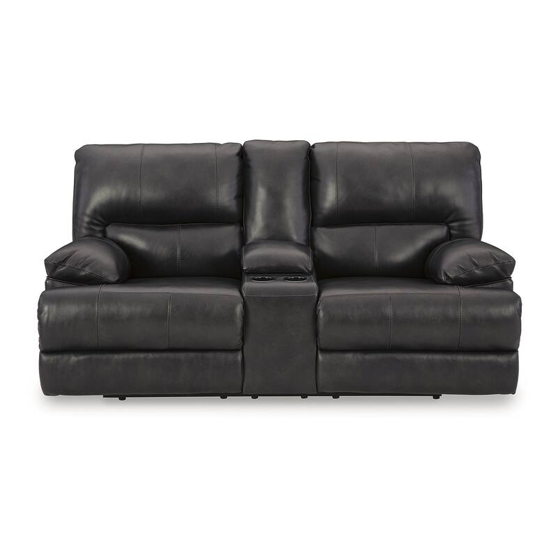 Signature Design by Ashley Mountainous Black 2-Piece Upholstery Package - 85"W x 42"D x 42"H