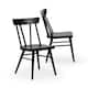 Plank and Beam Solid Wood Windsor Dining Chair - Set of 2