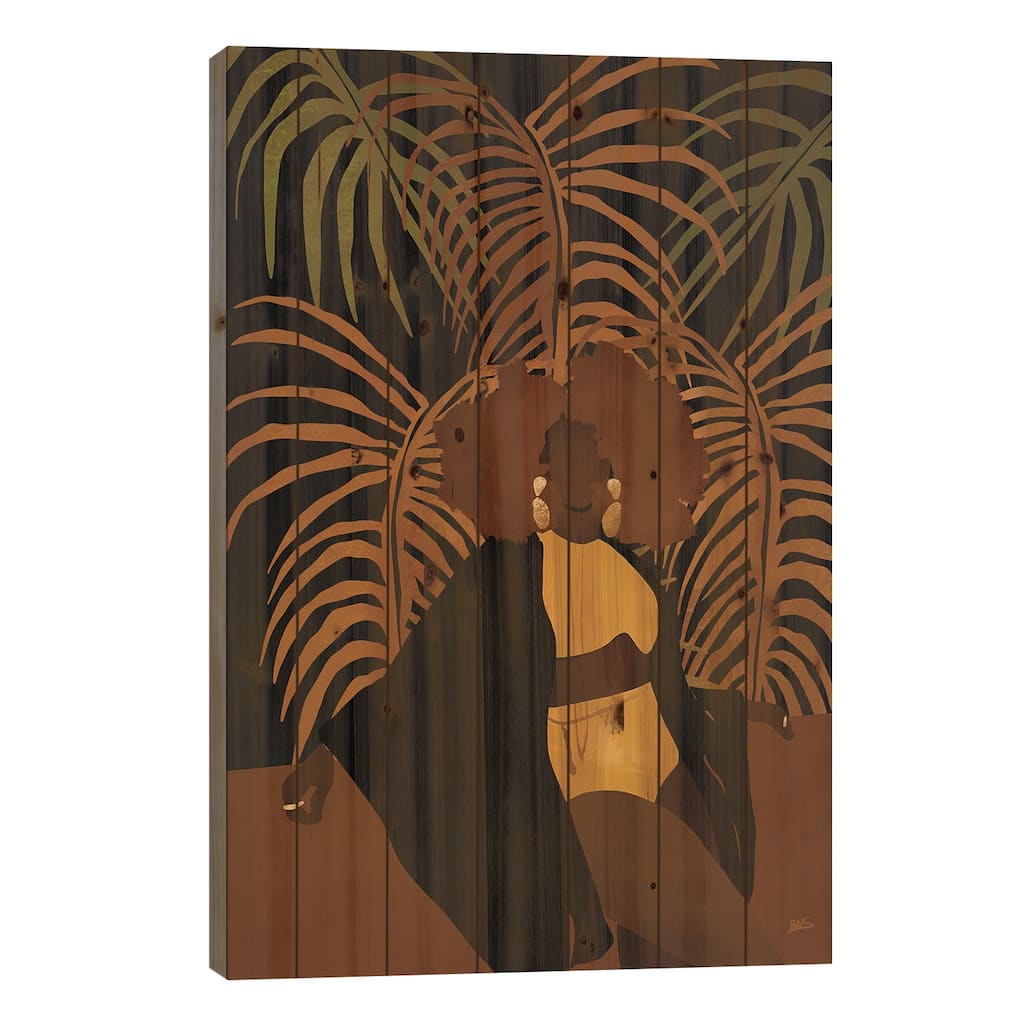Naomi Print On Wood by Bria Nicole - Multi-Color