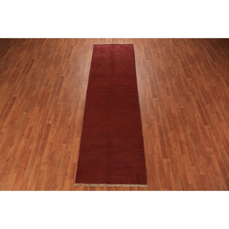 Gabbeh Oriental Runner Rug Handmade Wool Carpet - 2'4" x 9'4"