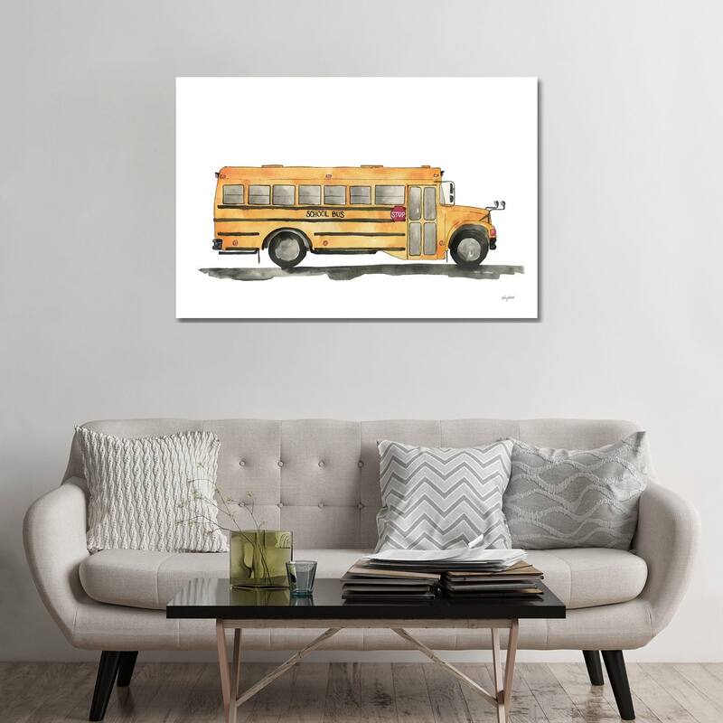 iCanvas "School Bus" by Kelsey McNatt Canvas Print - 32x48x1.5