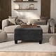 preview thumbnail 2 of 14, Furniture of America Xenia Modern Chenille Ottoman with Storage
