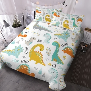 3-Piece Dinosaur Twin Soft Duvet Cover Set For Comforter Bedding Cover For Kid Gift