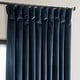 preview thumbnail 28 of 140, Exclusive Fabrics Heritage Plush Velvet Room Darkening Curtain (1 Panel) - Luxurious Single Drapery for Enhanced Room Darkening