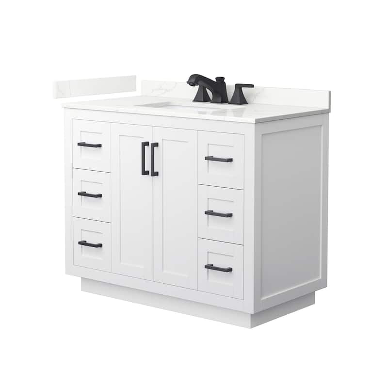 Wyndham Collection WCF292942S-QTZ-US3MXX Miranda 42" Free Standing