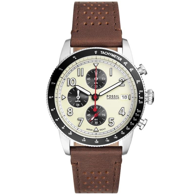 Fossil Men's Sport Tourer Cream Dial Watch - FS6042 - 6 (36)