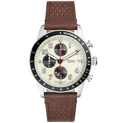 Fossil Men's Sport Tourer Cream Dial Watch - FS6042 - 6 (36)