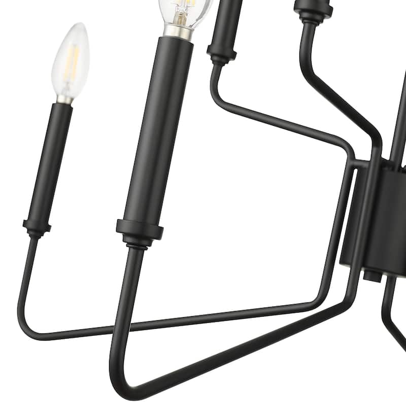 Millennium Lighting 29008 Raven 8 Light 28" Wide Taper Candle Style