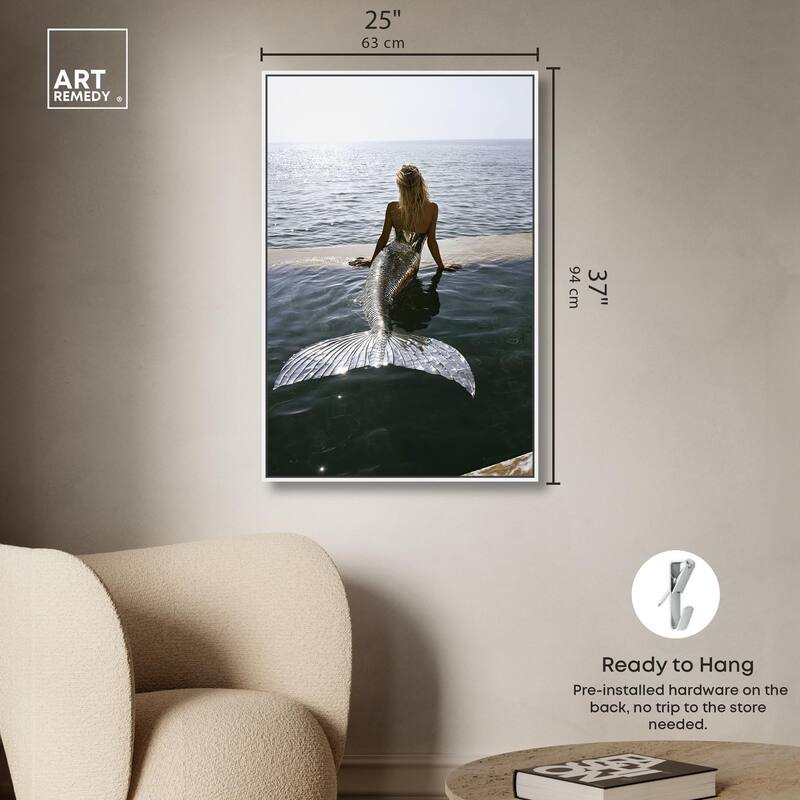 Mermaid Noon Canvas by Art Remedy