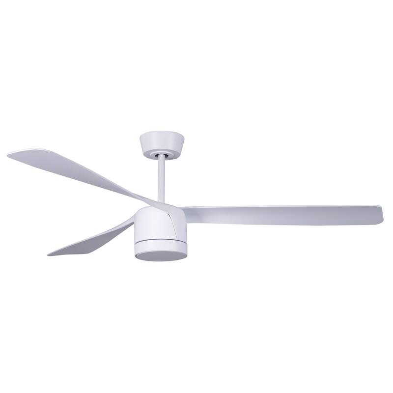 Lucci Air Peregrine 56" Light with Remote Ceiling Fan - White