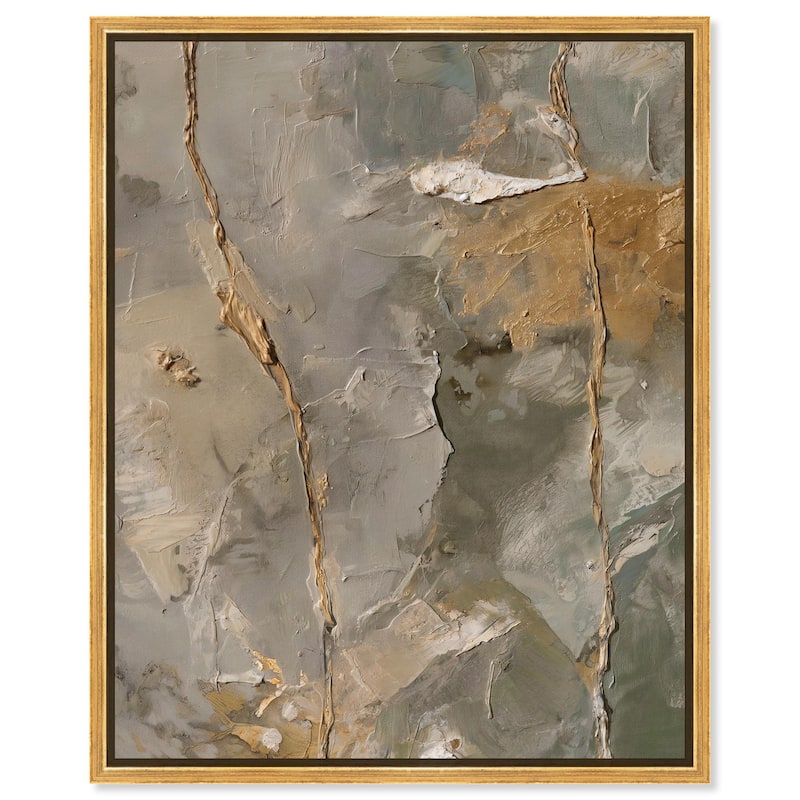 Gossamer Pathways II Canvas by Art Remedy - 30" x 36" - Gold