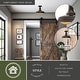 preview thumbnail 2 of 8, Dorado Bronze Farmhouse Outdoor Flush Mount Ceiling Barn Light Dark Sky - 12-in. W x 9.25-in. H x 12-in. D