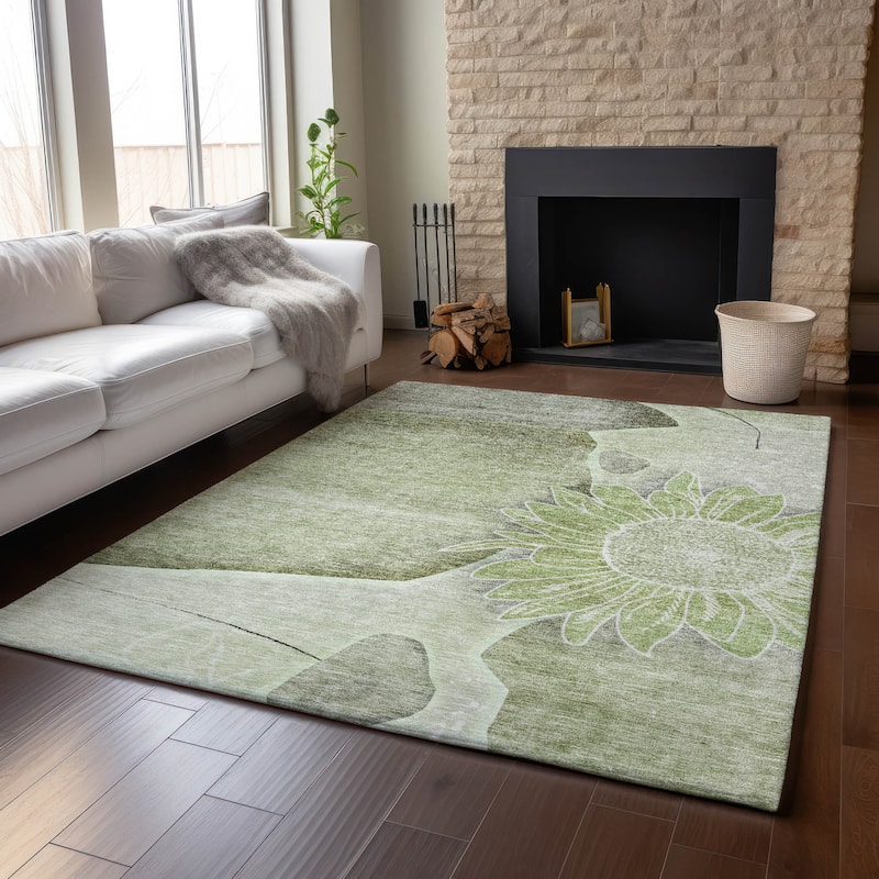 Premium Washable Super Soft Chic Floral Mayfield Rug