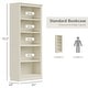 preview thumbnail 28 of 95, Halston 72.5" Tall Modular Bookcases Bookshelves 5-Tier Display Shelves Organizer and Storage