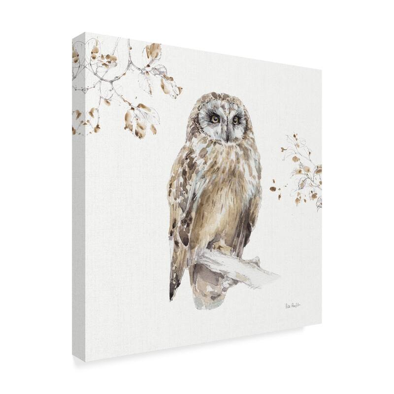 Lisa Audit 'Woodland Walk Viii Owl' Canvas Art